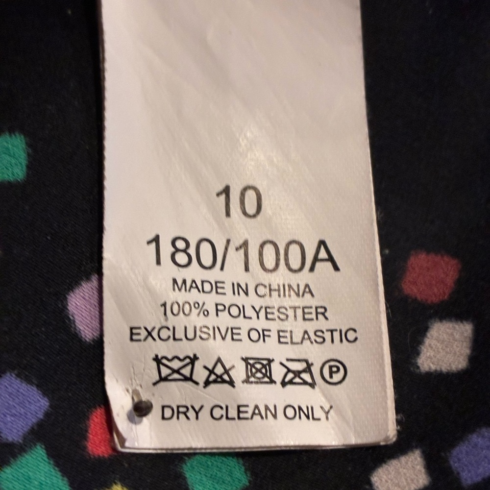 KATE SPADE CONFETTI PRINT SMOCKED SHIRT DRESS Zip Front Size 10 - Picture 15 of 16
